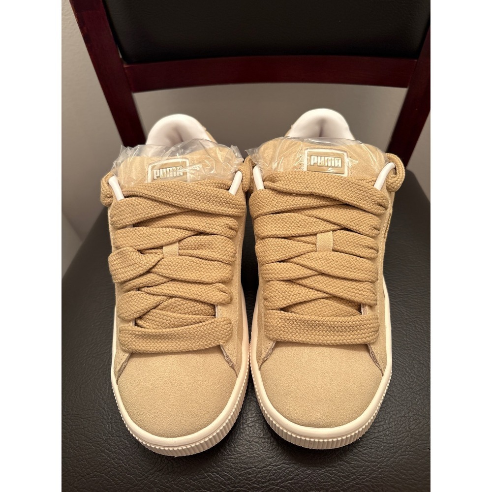 New Puma Suede XL Womens Sneaker Putty Warm White Casual Shoes Size 7